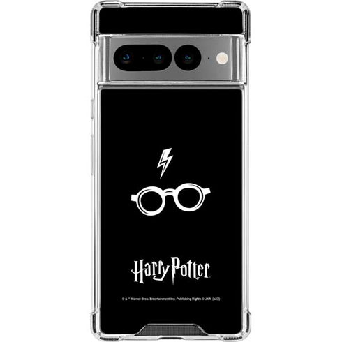 Wizarding World Harry Potter Scar and Glasses Google Pixel 7 Pro Clear Case